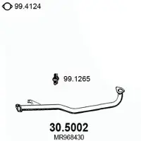 ASSO 30.5002 Voorpijp