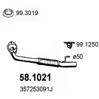 ASSO 58.1021 Voorpijp