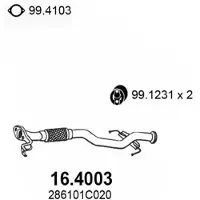 ASSO 16.4003 Voorpijp