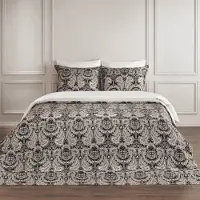 Dommelin Dekbedovertrekset Lecce Satijn 400tc Zwart-Camel 140x200/220 cm