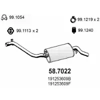 ASSO 58.7022 Einddemper