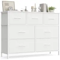 Songmics Commode met Stoffen Laden voor Geordende Opbergruimte
