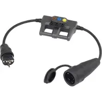 Voltcraft DLA-1L 16 Meetadapter Randaarde 16 A - Randaarde 16 A