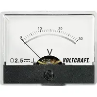Voltcraft AM-60X46/30V/DC AM-60X46/30V/DC Inbouwmeter AM-60X46/60 V/DC 30 V Draaispoel