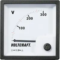 Voltcraft AM-72x72/300V AM-72x72/300V Analoge inbouwmeter AM-72x72/300 V 300 V Draaispoel