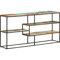vidaXL Dressoir 150x30x75 cm massief gerecycled hout