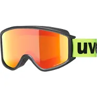 Uvex G.GL 3000 CV Skibril S2 OTG Mirror Orange Zwart Mat