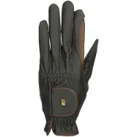 Roeckl Handschoenen Bicolor Grip Zwart-donkerbruin - 8,5