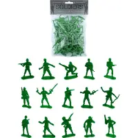 Henbrandt 100x Speelgoed soldaatjes/soldaten figuren 3,5 - 7 cm - Speelfiguren en sets