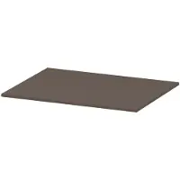 Ink Topdeck 45 Topblad T.b.v. Onderkast - 60x45x1,6cm - MDF - Mat Taupe - Badkamermeubels, Wastafelbladen - 8718835022105