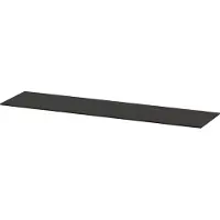 Ink Topdeck 45 Topblad Keramische Slab - 180x45x1cm - Lauren Black Mat - Badkamermeubels, Wastafelbladen - 8718835130909