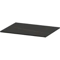 Ink Topdeck 45 Topblad Keramische Slab - 60x45x1cm - Lauren Black Mat - Badkamermeubels, Wastafelbladen - 8718835130664