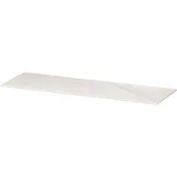 Ink Topdeck 45 Topblad Keramische Slab - 140x45x1cm - Calacatta Mat - Badkamermeubels, Wastafelbladen - 8718835130800