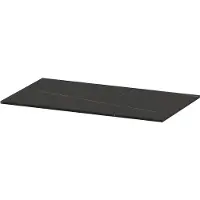 Ink Topdeck 45 Topblad Keramische Slab - 80x45x1cm - Lauren Black Mat - Badkamermeubels, Wastafelbladen - 8718835130701