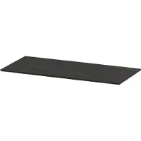 Ink Topdeck 45 Topblad Keramische Slab - 100x45x1cm - Lauren Black Mat - Badkamermeubels, Wastafelbladen - 8718835130749