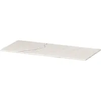 Ink Topdeck 45 Topblad Keramische Slab - 100x45x1cm - Statuario Glans - Badkamermeubels, Wastafelbladen - 8718835130756