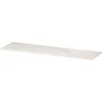 Ink Topdeck 45 Topblad Keramische Slab - 160x45x1cm - Calacatta Mat - Badkamermeubels, Wastafelbladen - 8718835130848