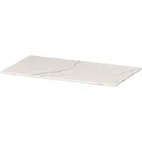 Ink Topdeck 45 Topblad Keramische Slab - 80x45x1cm - Statuario Glans - Badkamermeubels, Wastafelbladen - 8718835130718