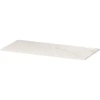 Ink Topdeck 45 Topblad Keramische Slab - 100x45x1cm - Calacatta Mat - Badkamermeubels, Wastafelbladen - 8718835130725