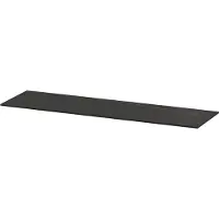 Ink Topdeck 45 Topblad Keramische Slab - 160x45x1cm - Lauren Black Mat - Badkamermeubels, Wastafelbladen - 8718835130862