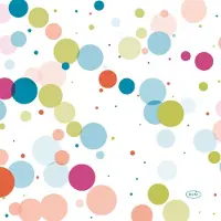 Duni Servetten Festive Bubbles 33x33 cm 20 Stuks
