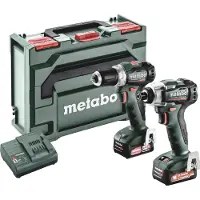 Metabo BS 12 BL + SSD 12 BL Accu Combo set 12V | 2 x 2.0 Ah, SC 30 | metaBOX 118 L - 685228000