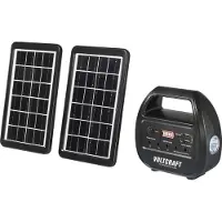 Voltcraft VC-PS15000-Solar VC-14297675: Zonnepaneel-powerbank. Laadstroom: 0,51 A. Zonnepaneelvermogen: 3 W. Batterijcapaciteit: 15000 mAh