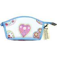 Vagabond - Toilettas - Small Curved Holdall - "Sweetheart" - afmeting 22 x 7 x 13 cm.