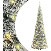 vidaXL Kunstkerstboom pop-up met sneeuw 150 LED's 180 cm