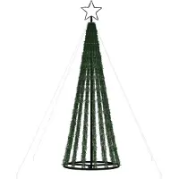 vidaXL LED-kerstboom 275 LEDs kleurrijk 180 cm