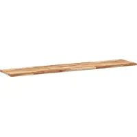 vidaXL Wandschap zwevend olieafwerking 140x30x2 cm massief acaciahout