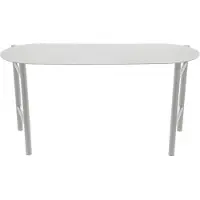 Zone Denmark Disc Bank 90 Cm - Bankjes Gepoedercoat Staal Soft Grey - 32242