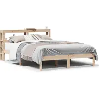 vidaXL Bedframe zonder matras massief grenenhout 140x200 cm