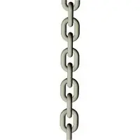 Goldenship Lg Galvanized Calibrated Chain 70 M Zilver 10 mm