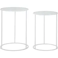 Mauro Ferretti Tafel White Harts Coppia Ø 43×60 cm