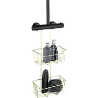 Wenko Thermostatische Douchehouder Milo Gold, 2 Niveaus