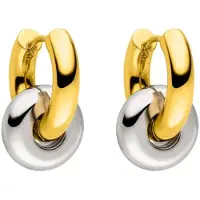 Purelei Oorbellen 'Bond' goud / zilver