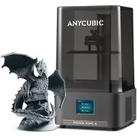 Anycubic Photon Mono 4 3D Printer – 10K Precisie – Automatische Bed Leveling – Compact & Stil – Water-Washable Resin Compatibel – Ideaal voor Miniaturen & Sieraden – WiFi & App Bediening