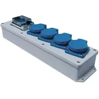 Hateha 4-Weg Industriële Stroomverdeeldoos 16A 230V IP44 - 12.212.083