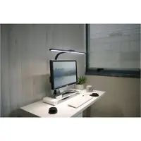 Unilux Strata Base LED tafellamp, zwart, 66 cm, dimbaar, afstandsbediening, USB