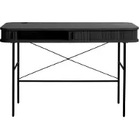 Meubelplaats Bureau Nola 120x60 cm - Zwart |
