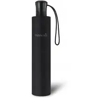 Happy Rain Mini AC Automatische Paraplu Winddicht Zwart