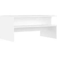 vidaXL Salontafel 90x55x42,5 cm bewerkt hout wit