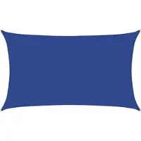 vidaXL Zonnezeil 160 g/m² rechthoekig 5x8 m HDPE blauw
