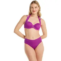 Ten Cate Bottom Midi Bikini Slip dames Paars M/38