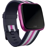 Fitbit Woven band voor de Versa / Versa 2 / Versa Lite - Maat S - Navy / Mulberry