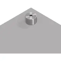 vidaXL Keukenachterwand Lichtgrijs 110 x 60 cm gehard glas