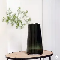 Vase the World Glazen vaas Siret Grey Ø20 x H35 cm
