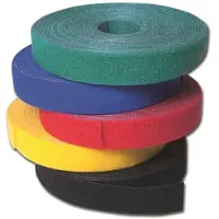 Logilink Klittenband 16mm zwart 4m op rol