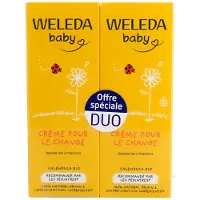 Weleda Baby Calendula Luierwisselcrème Set van 2 x 75 ml